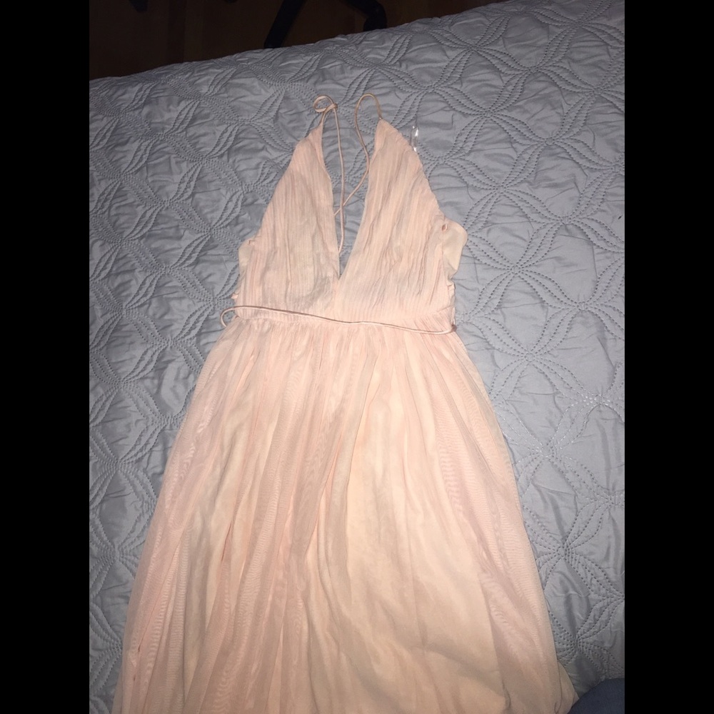 Pink prom dress